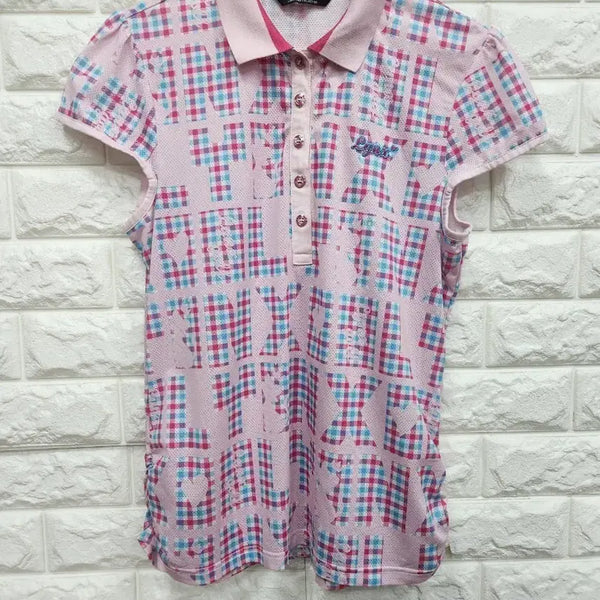[BUNJANG] RinxGolf Women's Functional Collar Neck T-Shirt Size 95 / 링스골프 여성 기능성 카라넥티 95사이즈 k1175