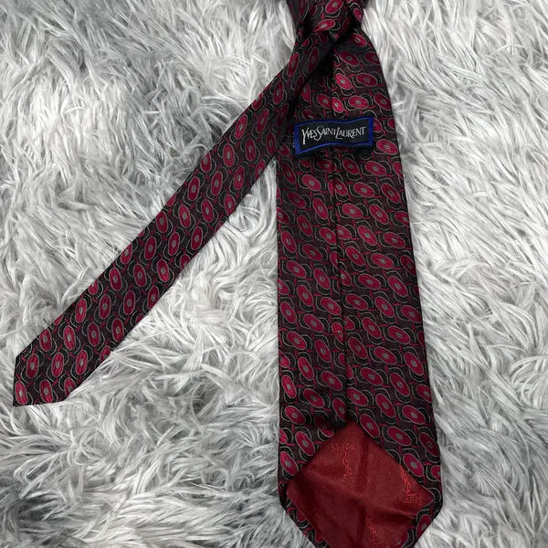 [BUNJANG] Yves Saint Laurent YSL 90s Archive Pattern Necktie / 90s YSL 입생로랑 아카이브 패턴 넥타이 5389