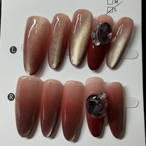 [BUNJANG] Nail Tips Set - Size L (Set of 60) / 네일팁 판매 길이 3 사이즈 L (60)