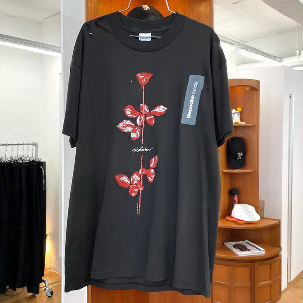 [BUNJANG] Depeche Mode 1990 Vintage Single Stitch T-Shirt / [L] 디페쉬모드 1990 빈티지 반팔 티셔츠