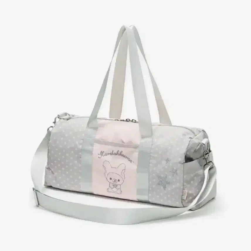 [BUNJANG] Hug Your Skin Rilakkuma Pink Duffle Bag / 허그유어스킨 핑크 더플백 코리락쿠마 가방