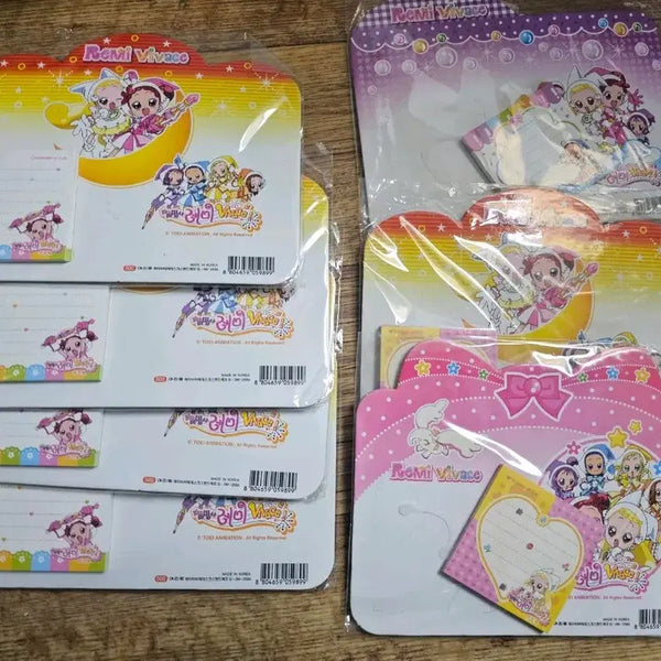 [BUNJANG] Ojamajo Doremi Memo Pad Bundle Set / (바로 결제 가능) 고전문구 꼬마마법사 레미 메모지 일괄