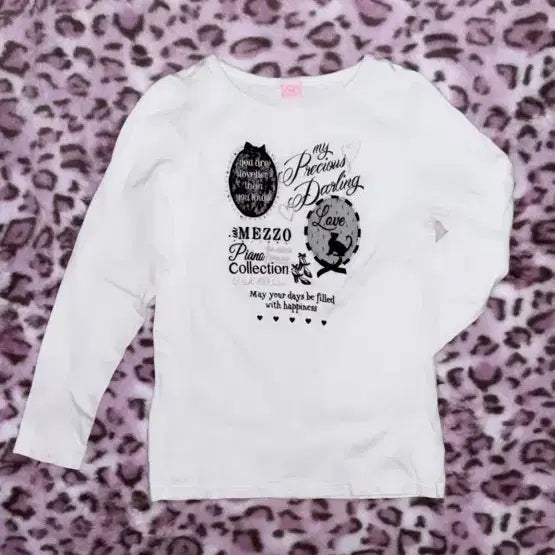 [BUNJANG] Mezzo Piano Long Sleeve White / 메조피아노 롱슬리브 화이트