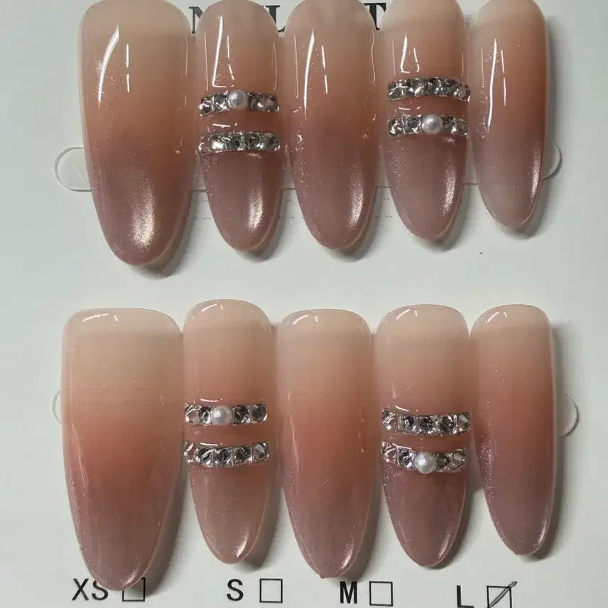 [BUNJANG] Nail Tips - L Size (3 Length Options) / 네일팁 판매 길이 3 사이즈 L (62)