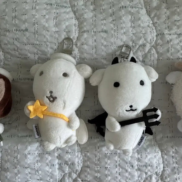 [BUNJANG] Ganadi Angel & Devil Keyring Set / [정품] 가나디 천사악마 키링 세트