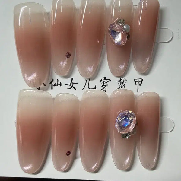 [BUNJANG] Nail Tips - Set of 3 Sizes (L) / 네일팁 판매 길이 3 사이즈 L (64)