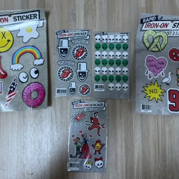 [BUNJANG] Iron-On Patches Pack / 아트박스 옷에 붙이는 스티커