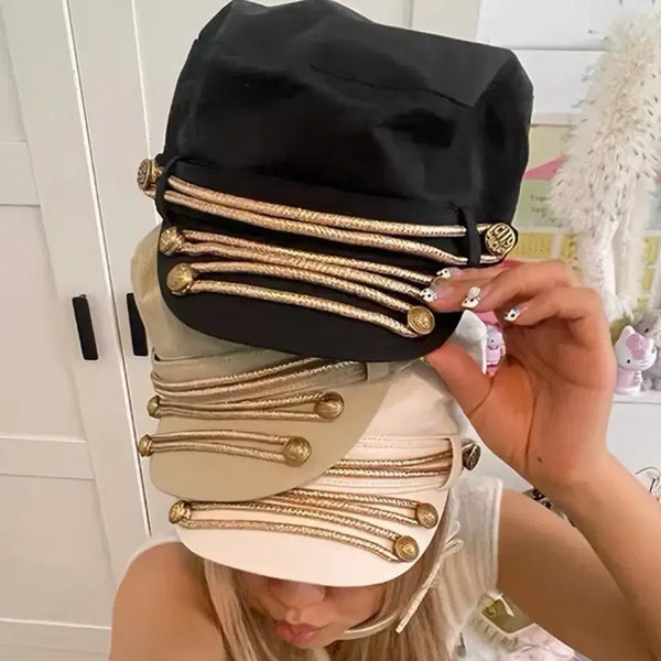 [BUNJANG] Napoleon Black Cap Vintage / 나폴레옹 블랙 모자 캡 빈티지