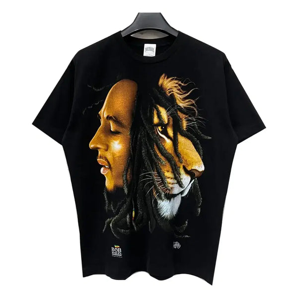 [BUNJANG] 90s Michael Bob Marley Ryan Vintage T-Shirt XL / 90s Michael 밥 말리 라이언 빈티지 반팔티 XL