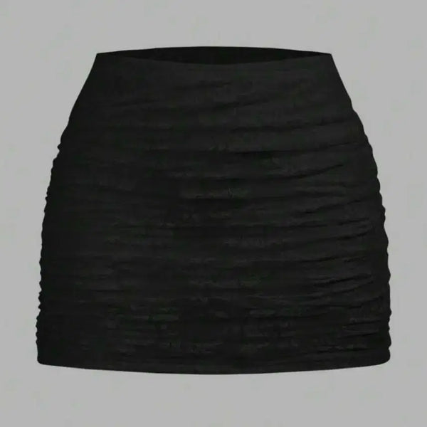 [BUNJANG] SHEIN Black Mini Skirt / 쉬인 스커트 시즈니룩 치마 무채색룩