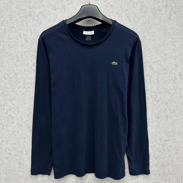 [BUNJANG] Lacoste Men's Long Sleeve T-Shirt Size 100 / 100 라코스테 남자 롱슬리브 긴팔 티셔츠