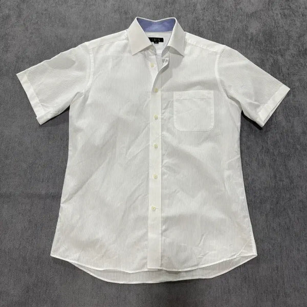 [BUNJANG] Daks White Short Sleeve Shirt / 95 닥스 화이트 반팔 셔츠