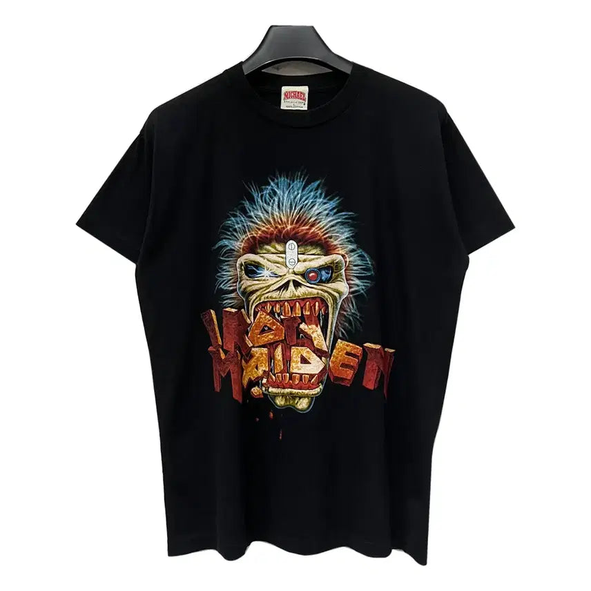 [BUNJANG] Michael Iron Maiden Rock Band Vintage T-Shirt (L) / Michael 아이언 메이든 락밴드 빈티지 반팔티 L