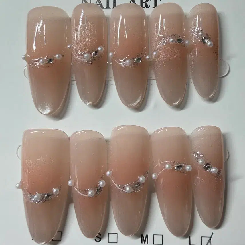 [BUNJANG] Nail Tips, Size L (Set of 3) / 네일팁 판매 길이 3 사이즈 L (71)