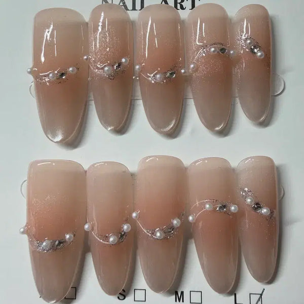 [BUNJANG] Nail Tips, Size L (Set of 3) / 네일팁 판매 길이 3 사이즈 L (71)