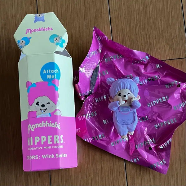 [BUNJANG] Monchhichi Colors Hyper Mini Figure - Wink Purple / [미사용새제품] 몬치치 컬러즈 히퍼 미니 피규어 윙크 퍼플 보라
