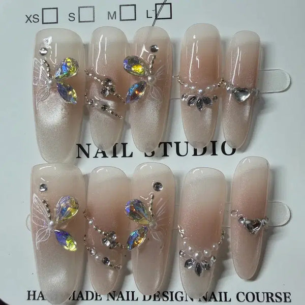 [BUNJANG] Nail Tips Set (3 Sizes, L) / 네일팁 판매 길이 3 사이즈 L (73)