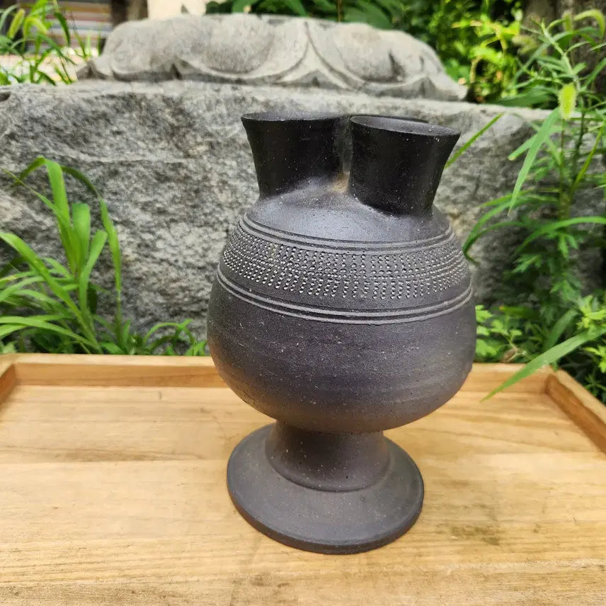 [BUNJANG] Gaya Pottery Reproduction - Triple Spouted E-hyeong Pottery / 가야토기 재현품 삼구이형토기
