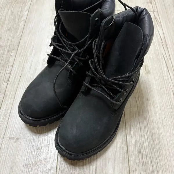 [BUNJANG] Timberland Premium 6-Inch Waterproof Boot Black / 팀버랜드 프리미엄 6인치 워커 부츠 블랙 225