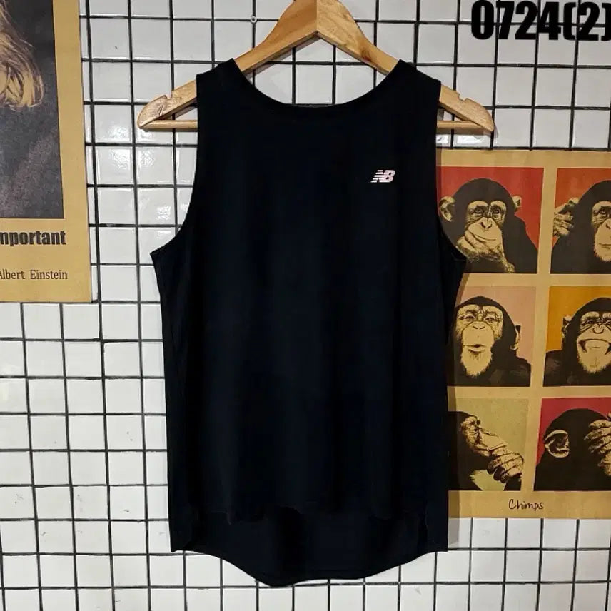 [BUNJANG] New Balance Sleeveless T-Shirt Black Size S / 뉴발란스 민소매 검정 S 0724