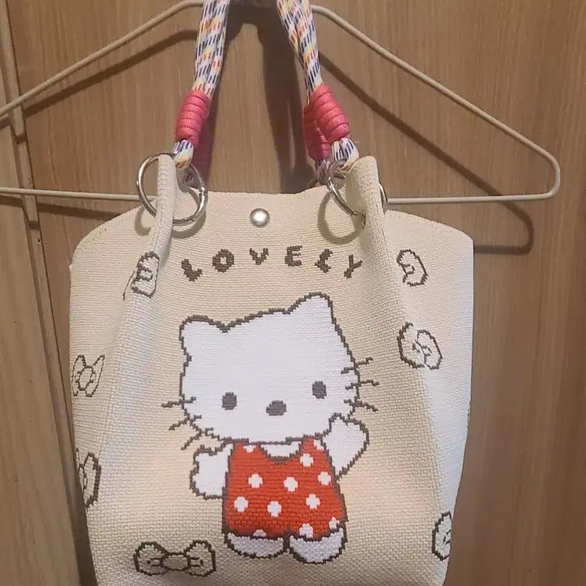 [BUNJANG] Knit Tote Bag (3 Designs) / (새상품)예쁜 니트토드백(3종중 택1)