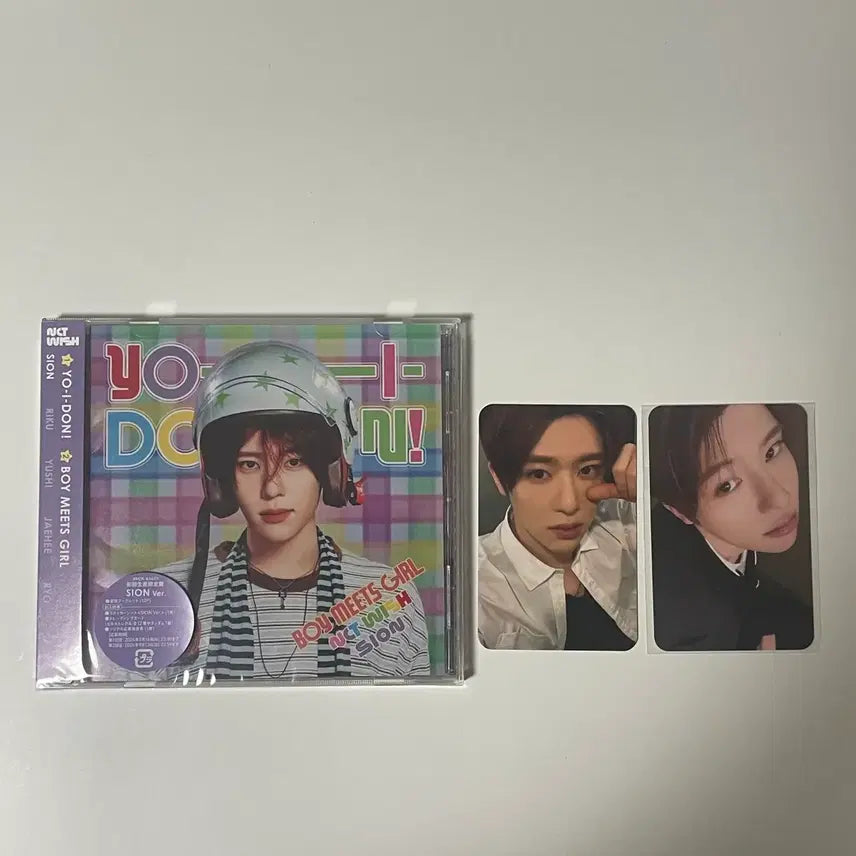 [BUNJANG] NCT WISH Sion Personal Japanese Album Photocard Yoizodori Bomidga / 엔시티위시 nctwish 시온 개인반 일본앨범 포토카드 요이돈 보및걸