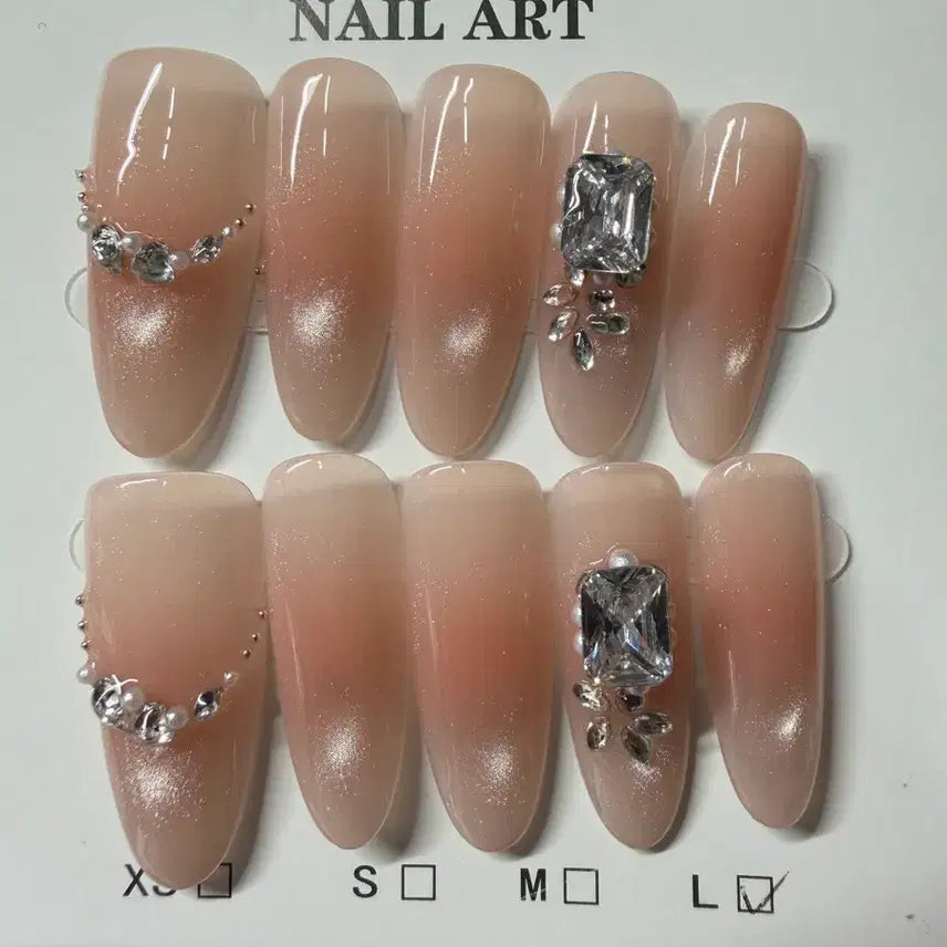 [BUNJANG] Nail Tips Size L (Set of 3) / 네일팁 판매 길이 3 사이즈 L (81)