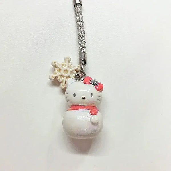 [BUNJANG] Vintage Snowman Kitty Strap / 고전 눈사람 키티스트랩