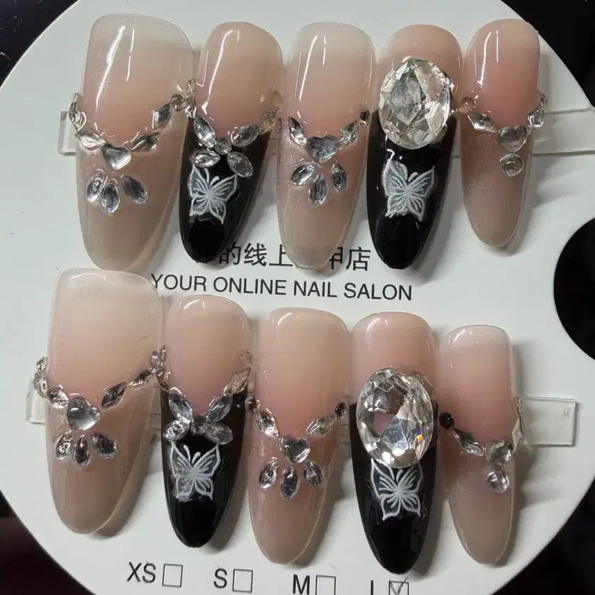 [BUNJANG] Nail Tips - Size L (Set of 3) / 네일팁 판매 길이 3 사이즈 L (83)