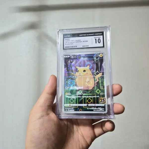 [BUNJANG] Pokemon 25th Anniversary "Chubby Pikachu" Grid Holo Graded CGC 10 / 25주년 뚱카츄 격자홀로 cgc10 입니다.