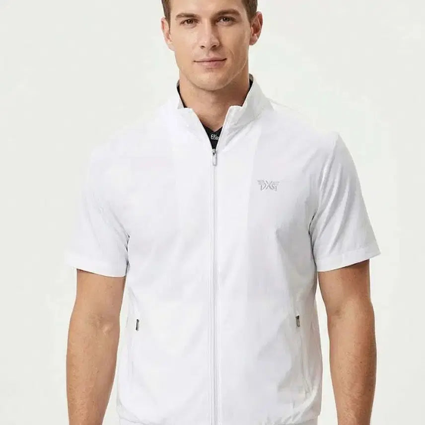 [BUNJANG] PXG Men's Short Sleeve Zip-Up Jacket / PXG [PXG] 남성 반팔 집업 자켓