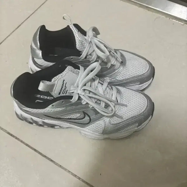 [BUNJANG] Nike Zoom Air Metallic Silver Sneakers / 나이키 줌 에어 메탈릭실버