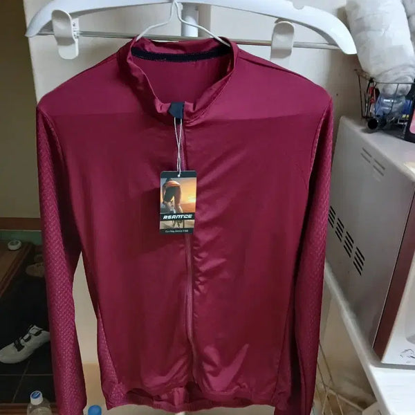 [BUNJANG] RealLite Summer Cycling Jersey Burgundy / 여름 레알라이트 자전거 의류 져지 버건디