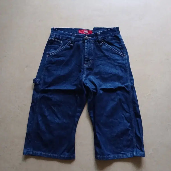 [BUNJANG] EVISU 7-Part Denim Pants / 에비수 7부 청바지