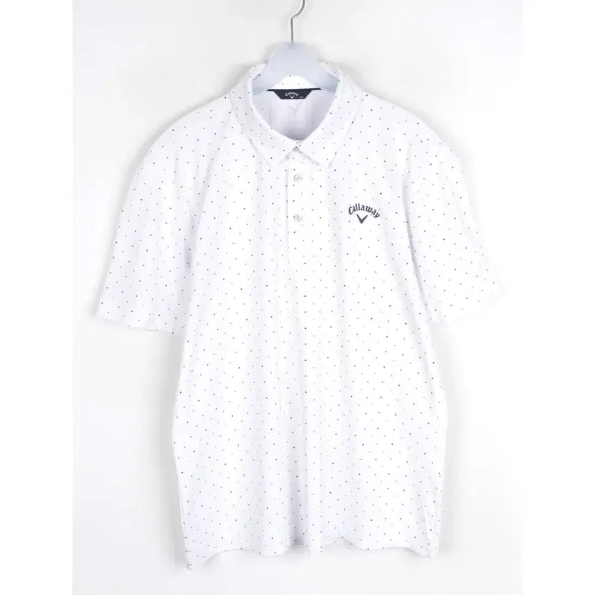 [BUNJANG] Callaway Men's Functional Short Sleeve Polo T-Shirt Golf Tee L (KT4779) / 갤러웨이 기능성 반팔 카라티 남성L 골프 티셔츠 KT4779