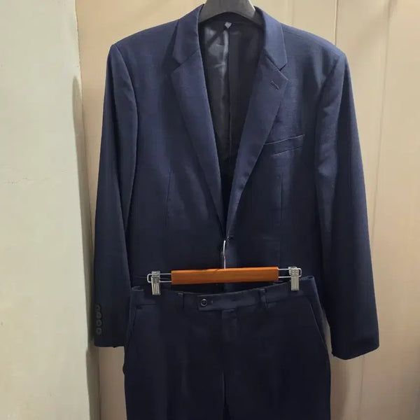[BUNJANG] Custom Mellow Navy Suit Set-up 105 Top / 31 Inch Pants / 105 31인치 커스텀멜로우 정장 세트 셋업 네이비