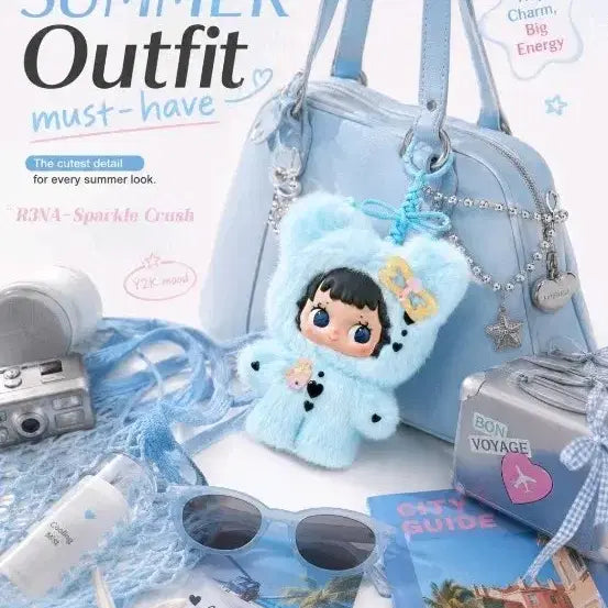 [BUNJANG] R3NA Heyone Sparkle Crush Doll Blind Keychain / R3NA HEYONE 해이원 스파클 크러쉬 인형 블라인드 키링 레나