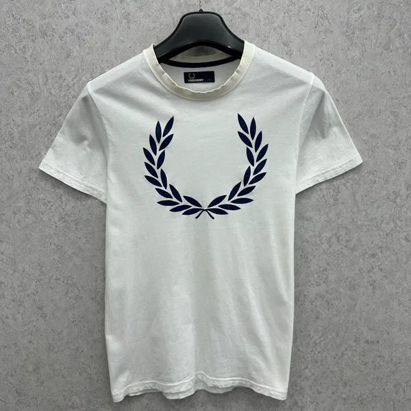 [BUNJANG] Fred Perry Big Logo T-Shirt (Size S) / 90 프레드페리 빅로고 여자 반팔 티셔츠