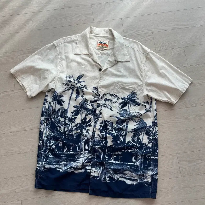 [BUNJANG] L Annual Ring Hawaiian Shirt / [L]애뉴얼링 하와이안 셔츠