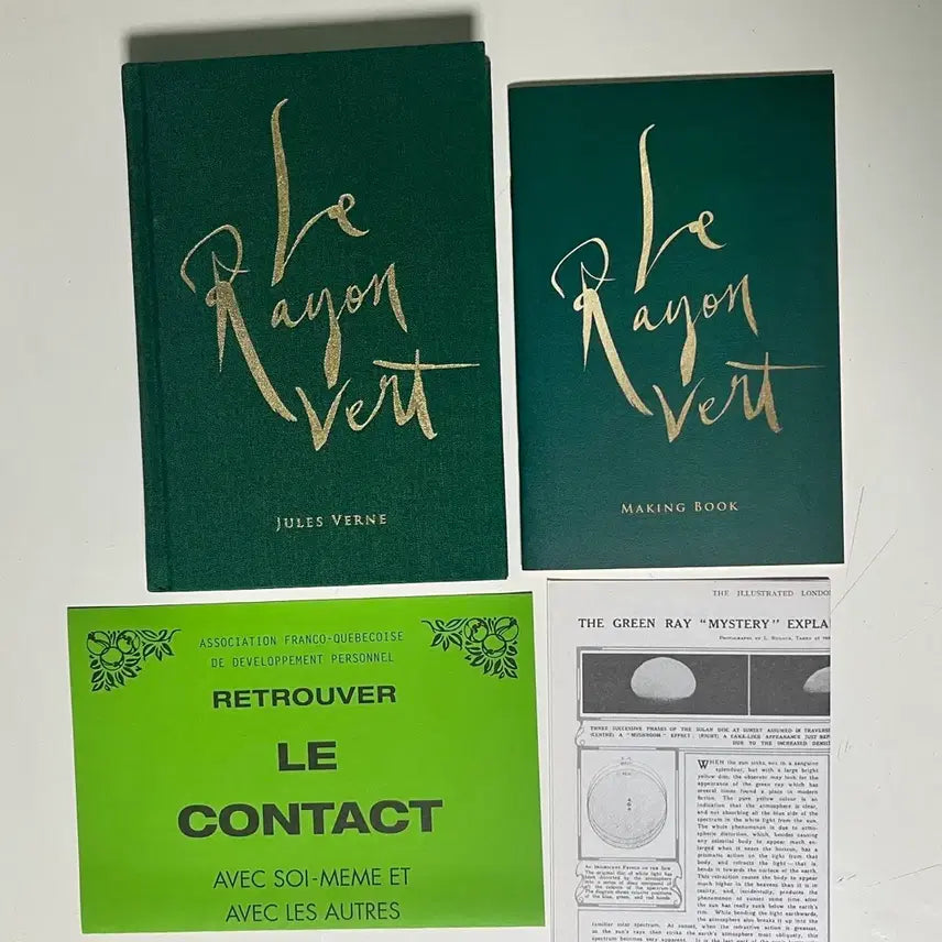 [BUNJANG] Jules Verne The Green Ray Hardcover / 녹색광선 쥘베른 양장본