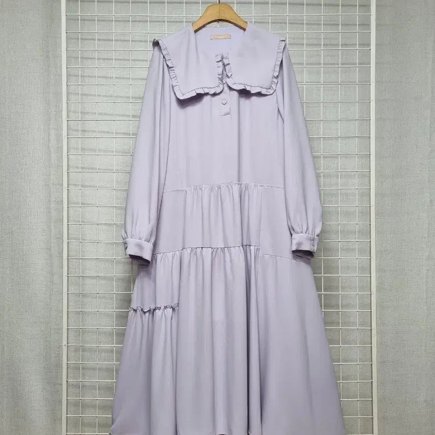 [BUNJANG] CC Collect Sailor Collar Lavender Dress / CC콜렉트 세일러카라 연보라 원피스 55