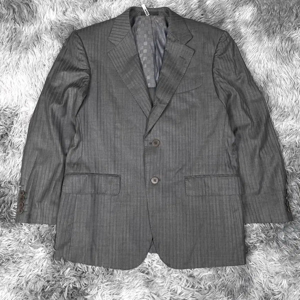 [BUNJANG] Givenchy 90s Archive Stripe Grey Blazer / 90s 지방시 아카이브 스트라이프 그레이 블레이저 5395