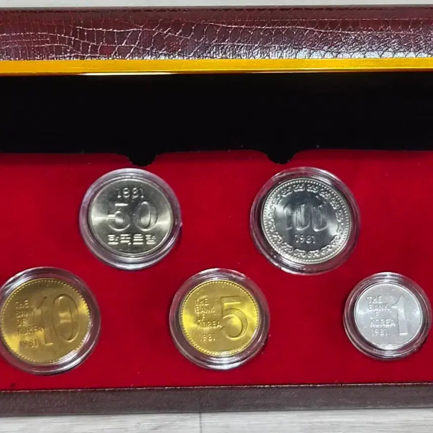 [BUNJANG] 1981 5-Coin Set Uncirculated / *미사용 1981년 5종주화세트