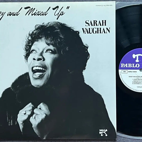 [BUNJANG] Sarah Vaughan - Crazy and Mixed Up LP (1982 Japanese Pressing) / LP : Sarag Vaughan - Crazy And Mied Up