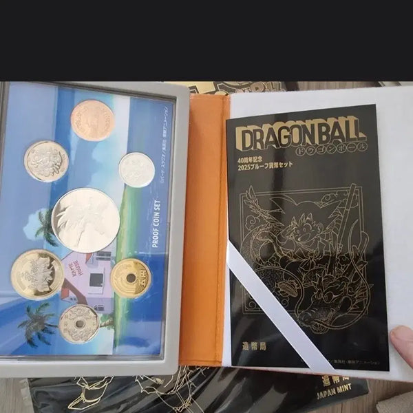 [BUNJANG] Dragon Ball 40th Anniversary 2025 Limited Edition Coin Set / 드래곤볼 2025 기념 주화 세트 40주년 한정판 민트