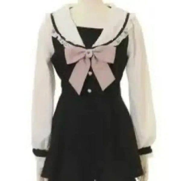 [BUNJANG] Lizlisa Sailor Long Sleeve Set / 리즈리사 세일러 긴팔 셋업