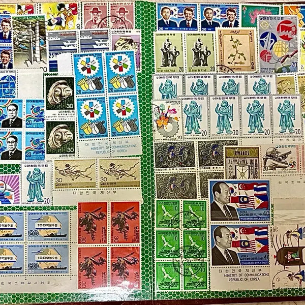 [BUNJANG] Vintage Stamp Collection (1960s-1980s) / 우표 모음 1960년대 ~ 1980년대 골동품