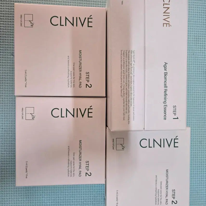 [BUNJANG] Cliv Aga Biome Cell Refining Essence & Hyal Pad Set / 끌리베 아가 바이옴셀 리파이닝 에센스&히알패드