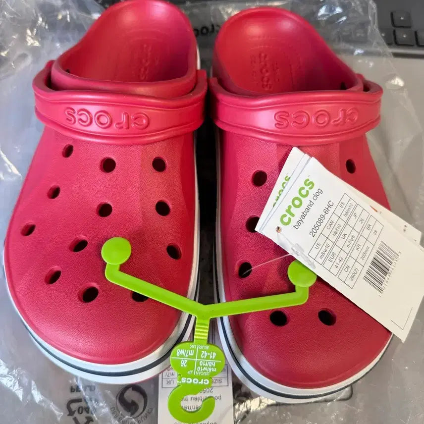 [BUNJANG] Crocs Baya Band Sandals Red 265mm / (새상품) 크록스 바야밴드 레드 265mm