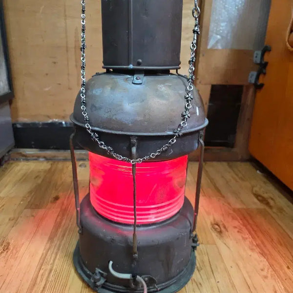 [BUNJANG] Brass Ship Lantern, 1980s Japanese Vintage / 황동 배등.1980년,일본배등(근대사빈티